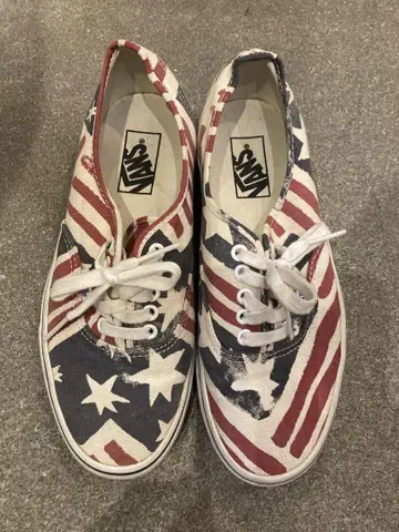 Vans vandoren 미국 국기 디자인 스니커즈