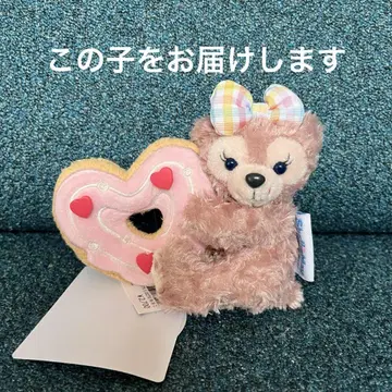 더피&프렌즈 봉제 인형 배지 셰리 메이 필드 도넛