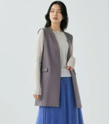 PLST 멀티 스트레치 미들 베스트 그레이 M