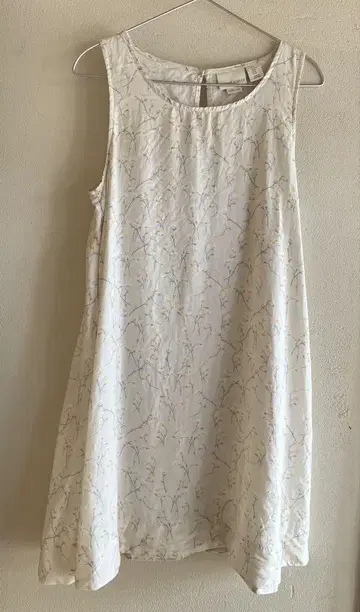 슬리브리스 원피스 튜닉 린넨 100% CYNTHIA ROWLEY