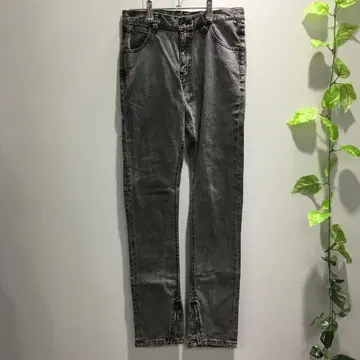 버팔로 밥스 데님 팬츠 청바지 그레이 슬림 핏 1 사이즈