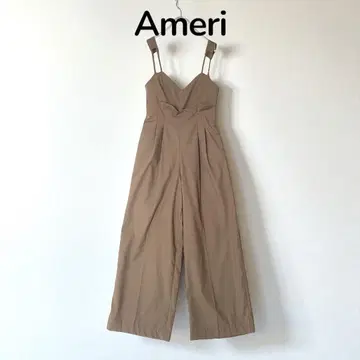 Ameri 아메리 올인원 와이드 팬츠 살로펫 베이지