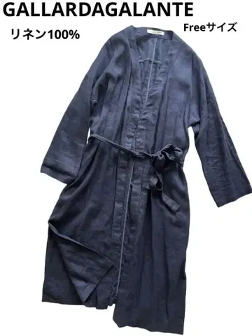 개럴개런트 린넨 코트 겉옷 가디건 원피스 노카라