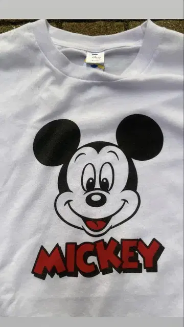 mickey 미키 티셔츠 90년대 00년대 디즈니 L