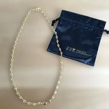 23구 버튼 체인 목걸이