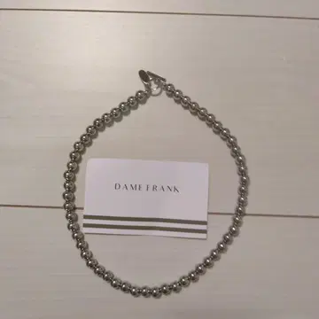 DAME FRANK 댐프랭크 볼 체인 목걸이