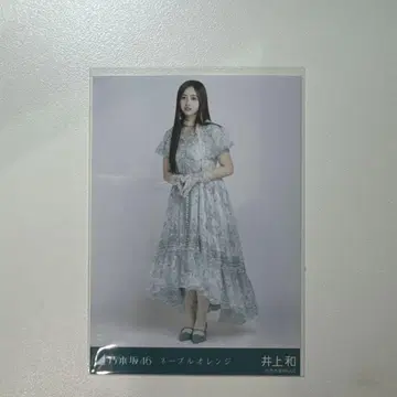 노기자카46 네이블 오렌지 브로마이드 이노우에 카즈 히키