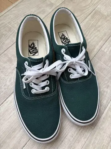 Vans 다크 그린 스니커즈 27cm