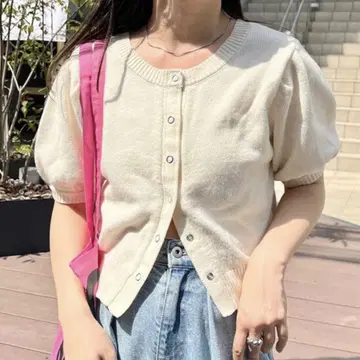 Kastane 앞뒤 2way 반팔 턱 니트 암워머 SET