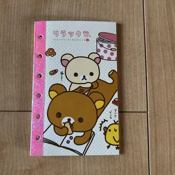 리락쿠마 코리락쿠마 떼어낼 수 있는 씰 노트 6구 씰 장