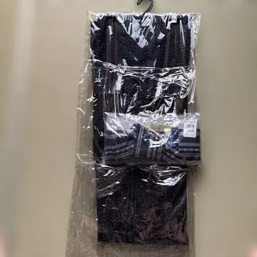 유카타 블랙 무늬 일본 정통의상 소품 세트 sizeL 남성용