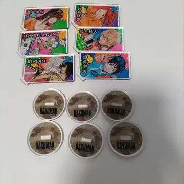오바타 켄 전 한정판 굿즈 바쿠만. 아크릴 캐릭터 컬렉션