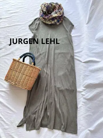 JURGEN LEHL 맥시 원피스 요건 레일 롱 반팔