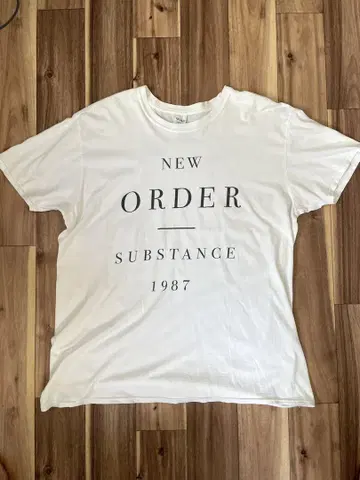NEW ORDER 뉴 오더 SUBSTANCE 티셔츠