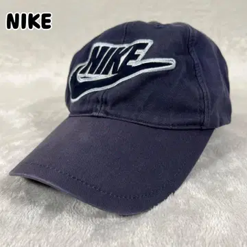 00s NIKE 나이키 Swosh 스우시 캡 자수 로고 네이비