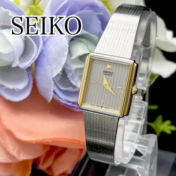 레어 작동 손목시계 SEIKO 세이코 스퀘어 드레스 새상품 배터리 G15