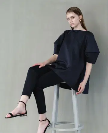 liten/Candy blouse/블랙/새상품급