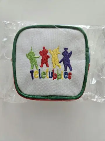 Teletubbies 텔레토비즈 자수 파우치 카라나비 포함 파우치 파우치