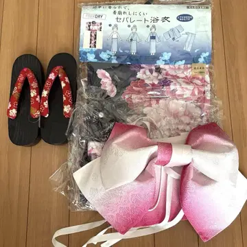 세퍼레이트 유카타 3개 세트