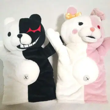 모노쿠마 모노미 퍼펫 봉제 인형 세트