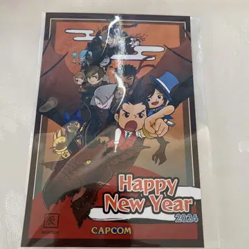 CAPCOM 신년 HAPPY NEW YEAR 엽서