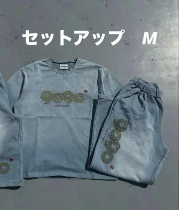 9090 OG Logo Vintage 셋업 블루