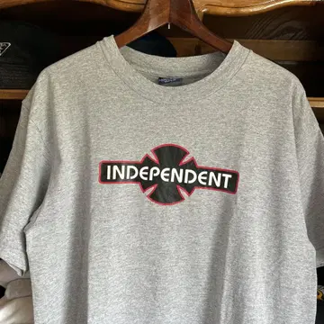 90s independent 아이언 크로스 티셔츠