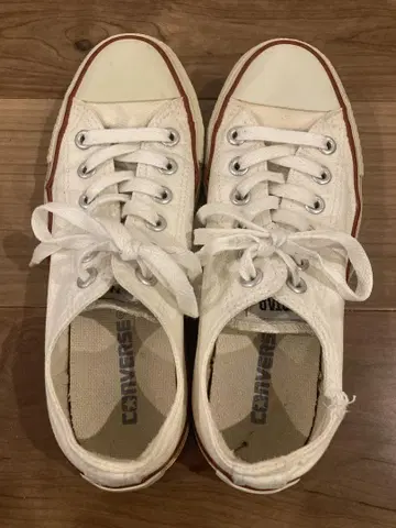컨버스 올스타 화이트 스니커즈 23.5cm
