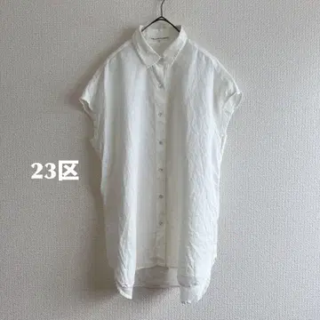 23구 프렌치 쓰리 린넨 셔츠 블라우스 m309