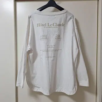 SLOBE IENA 헤비 천축 그래픽 롱 T