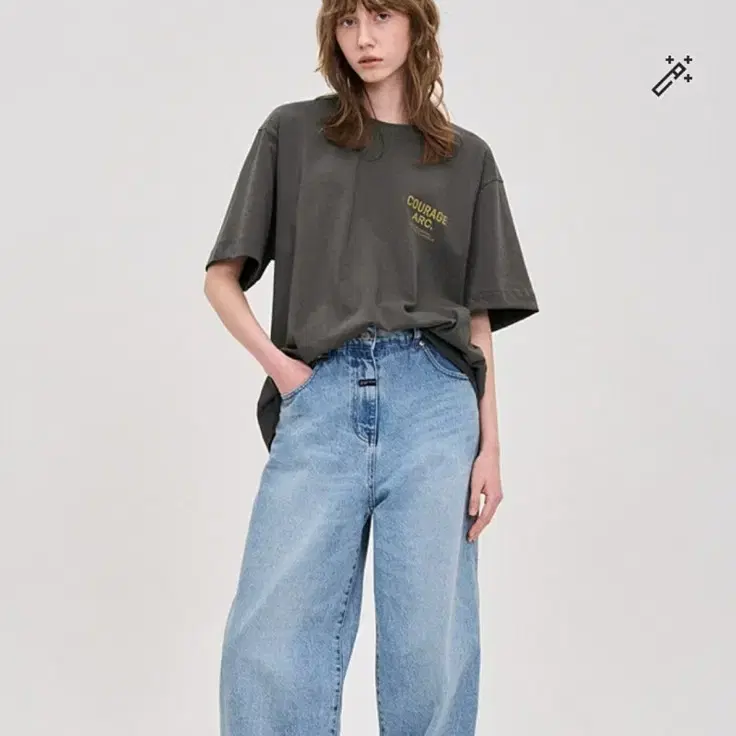 【MODIMOOD】SNAP TWO WAY WASHING DENIM PANTS Modimode Folder Hem Snap Two-Way Washing Denim Pants on