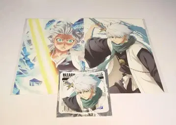BLEACH 히즈카야 토시로 세트 랜드마크 타워 캔뱃지 엽서
