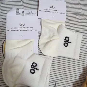 alo 유니섹스 크루 삭스 S 직각 양말