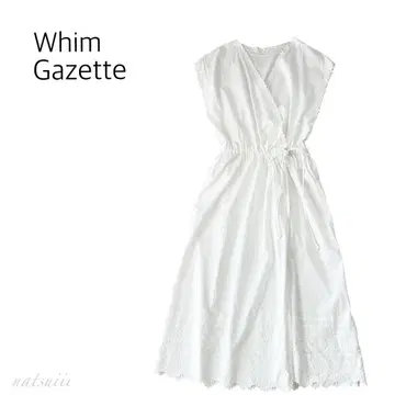 Whim Gazette 윔 가젯 컷워크 자수 레이스 원피스