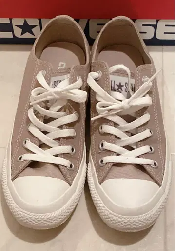 CONVERSE ALL STAR 베이지 로우 컷