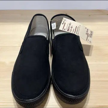 무인양품 블랙 슬립온 25.5cm