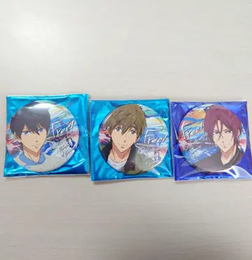 Free! MS 10주년 캔뱃지 세트 하라 마코토 린