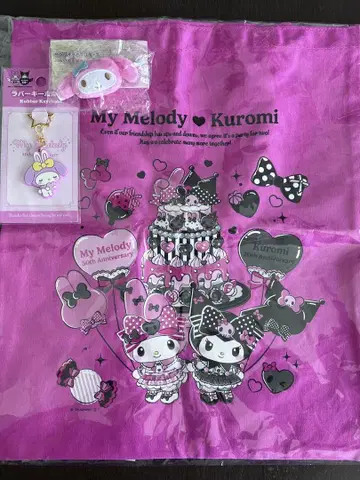 My Melody & Kuromi 50주년 굿즈 제일복권 토트 세트