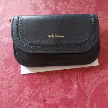 새상품급 폴스미스 Paul Smith 코인 케이스 네이비 키링 포함