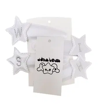 NCT WISH X SHALOM WISH 헤어 클립 화이트