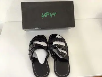 [z304] 게타 그립 블랙 샌들 뜨개질 디자인