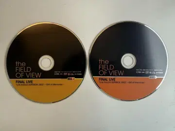 the FIELD OF VIEW FINAL LIVE DVD 2장 세트