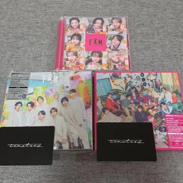 timelesz FAM 3 형태 세트 CD+Blu-ray