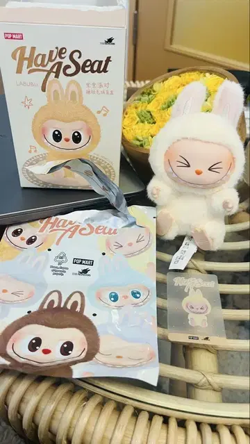 popmart LABUBU have a seat HEHE 팝마트
