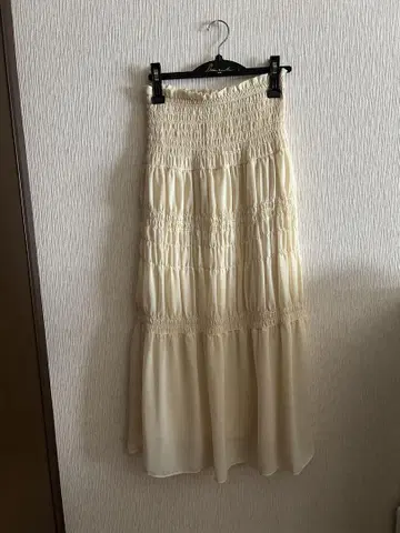 저널 스탠다드 레사주 셔링 롱 스커트