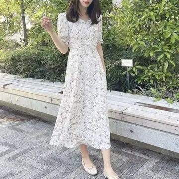 안미르 프론트 버튼 원피스