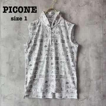 PICONE CLUB 피코네 클럽 슬리브리스 폴로 셔츠 베스트