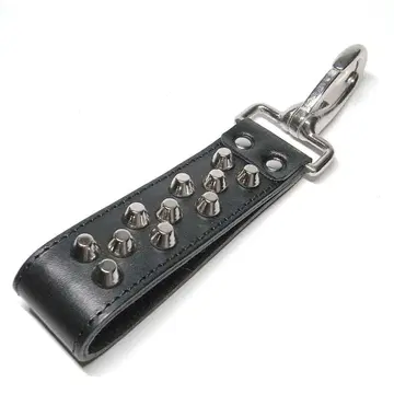 스터드 키링 핸드메이드 PUNK ROCK 핸드메이드 가죽