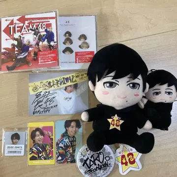 48 포에이트 타로 사장 봉제 인형 클립 캔 배치 트레이딩 카드 CD