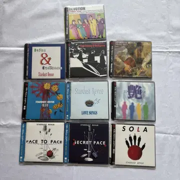 스타더스트 리뷰 STARDUST REVUE CD 10장 세트 B